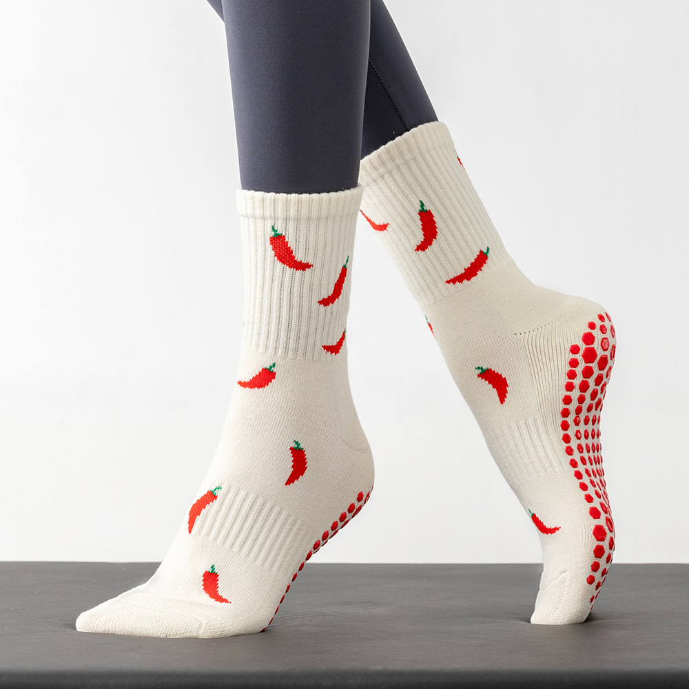 Yoga Socks Women Cotton Terry  - Medias Para Pilates Y Yoga review and price